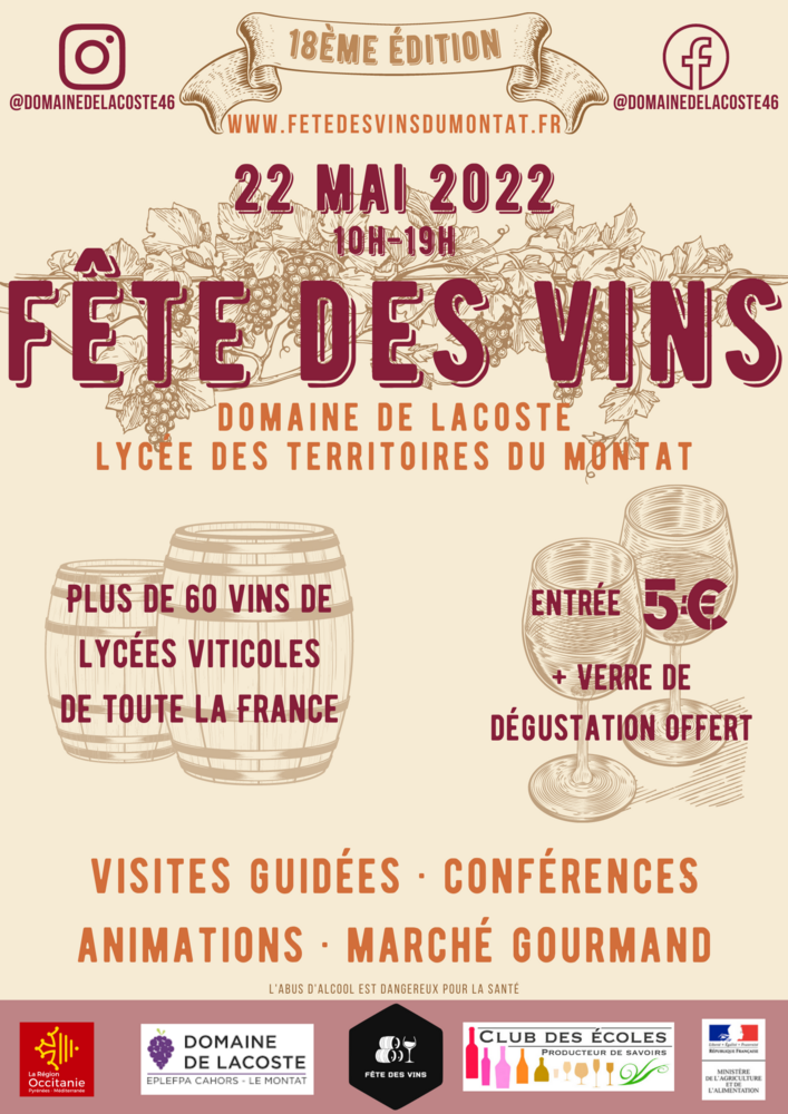 Fête des vins ce dimanche 22 mai !