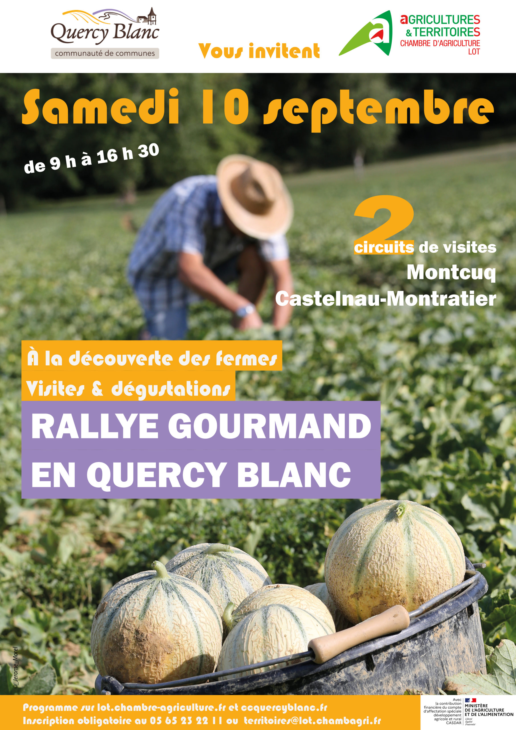 Rallye gourmand en Quercy Blanc ce 10 septembre !