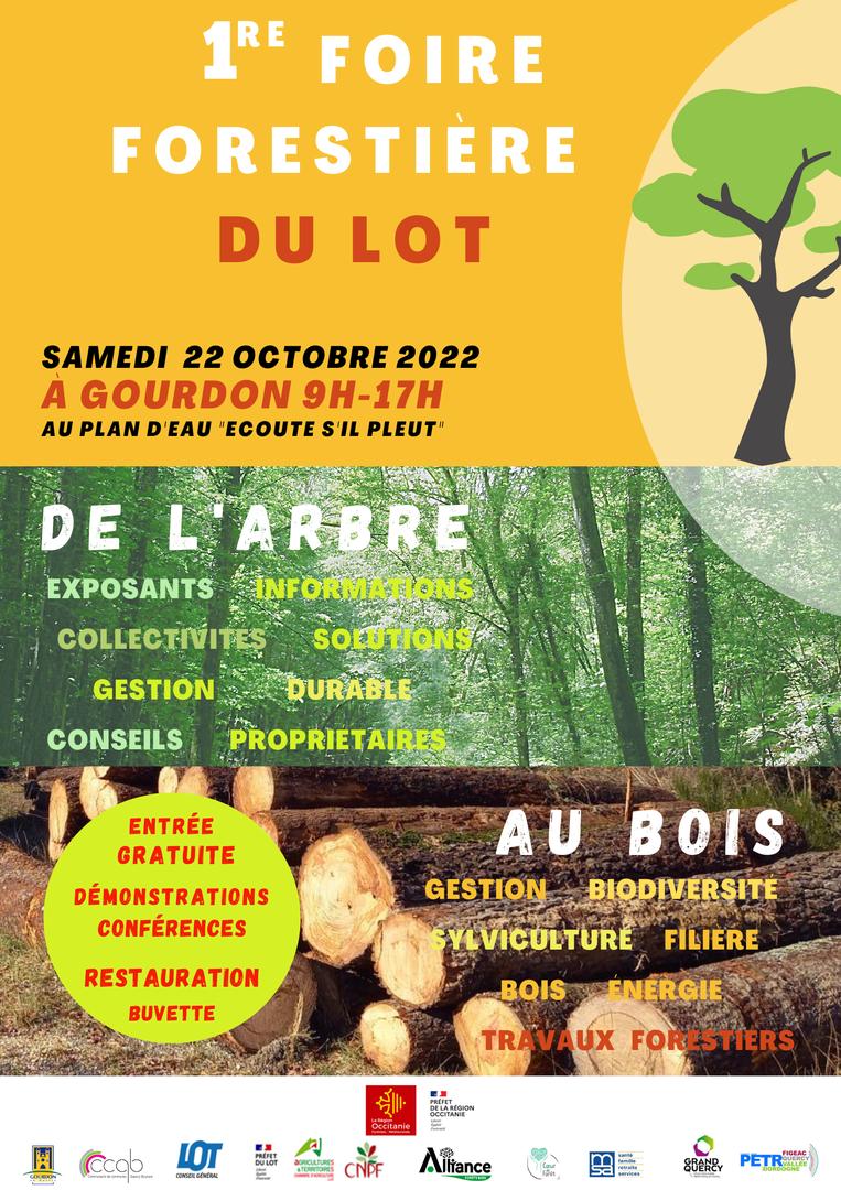 1re Foire Forestière du Lot ce samedi 22 octobre !