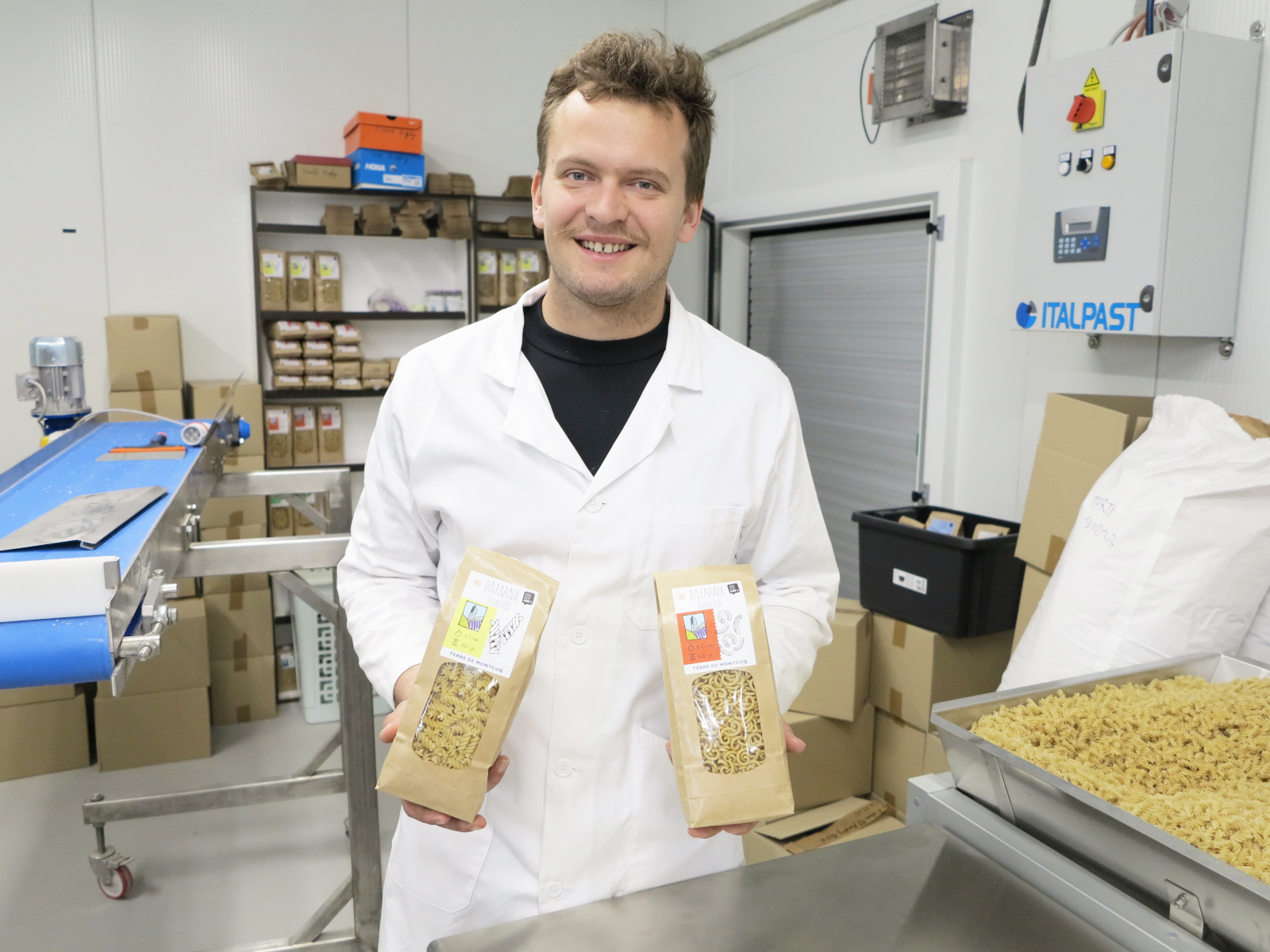 Montcuq : Paul Arnal transforme son blé en pâtes