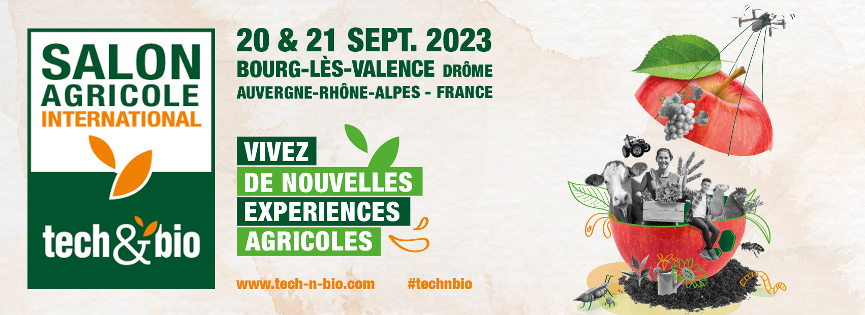 Tech&Bio 2023  Le Salon International de l’Agriculture Biologique et des Techniques Alternatives