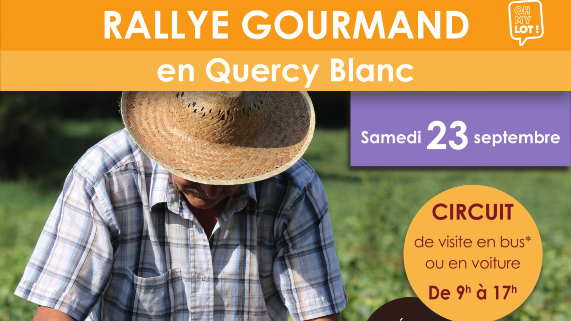 23 septembre : Rallye Gourmand en Quercy Blanc
