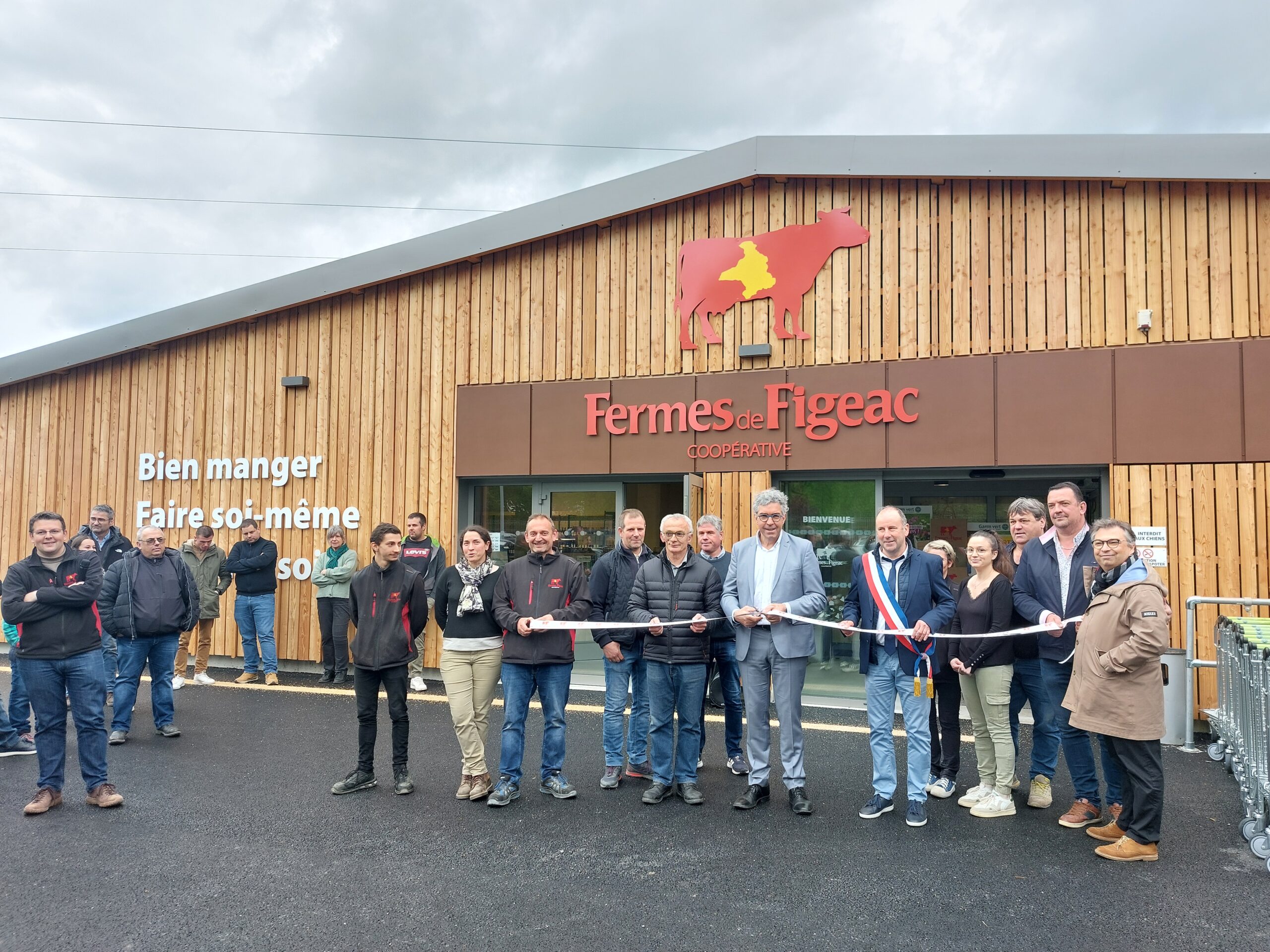 Bagnac-sur-Célé Inauguration du nouveau magasin Fermes de Figeac