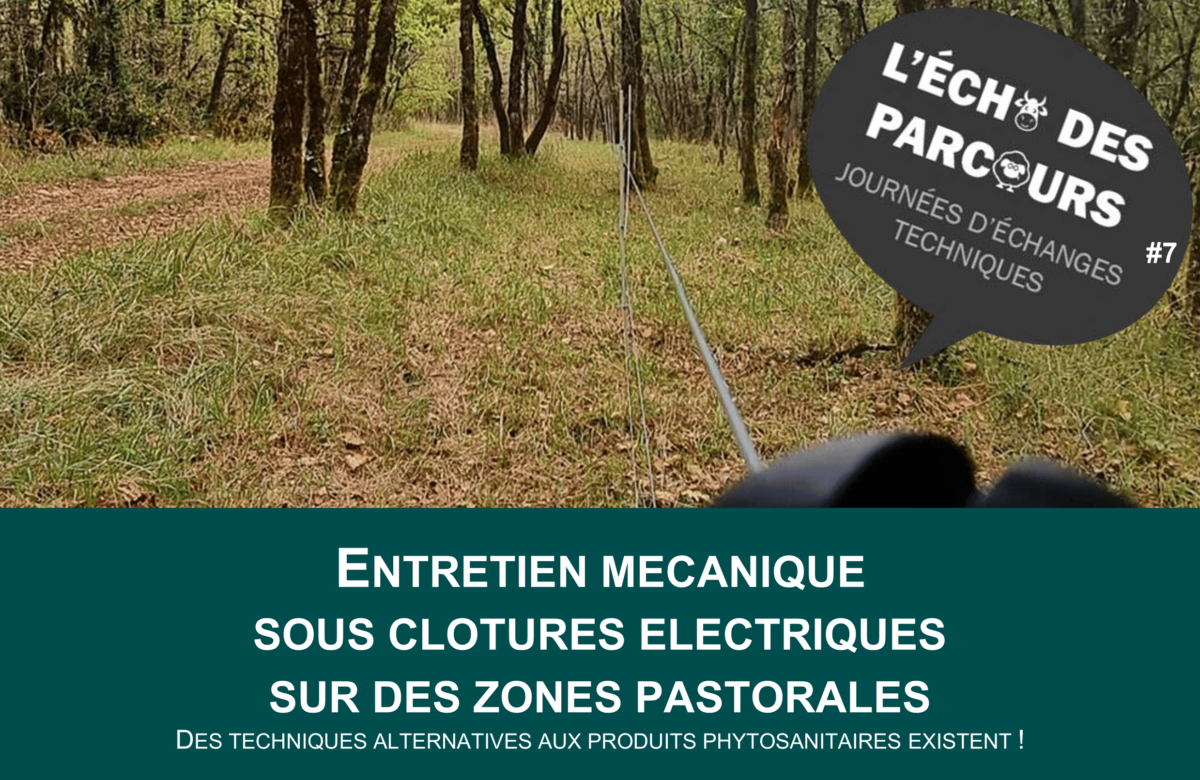 Bouziès : Démonstration d'entretien mécanique sous clôture en zones pastorales le 4 juillet