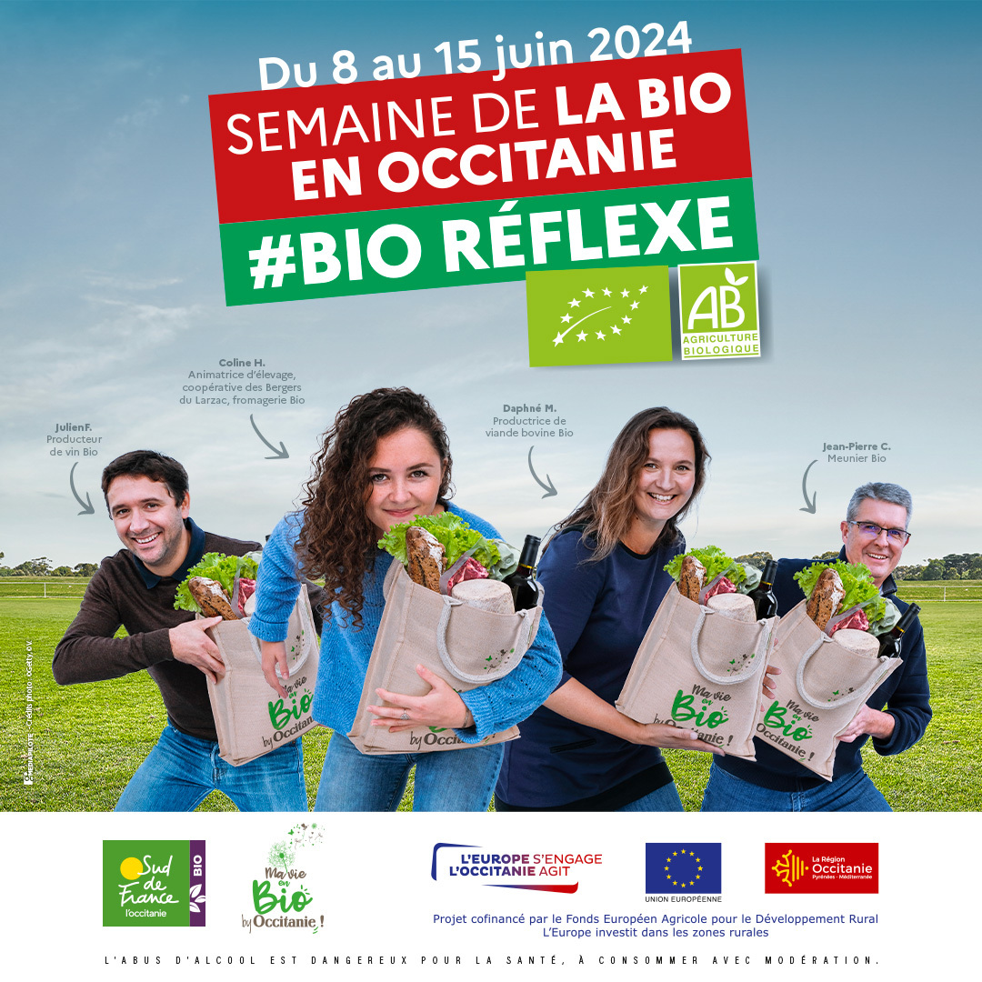 La Semaine de la Bio en Occitanie : un rendez-vous incontournable en Occitanie du 8 au 15 juin 2024