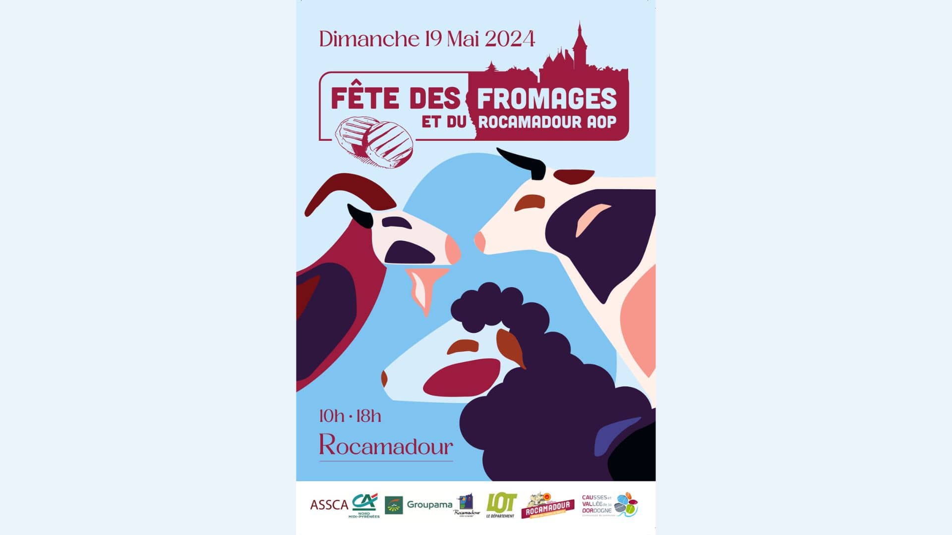 Fête des Fromages et du Rocamadour AOP le dimanche 19 mai à Rocamadour !