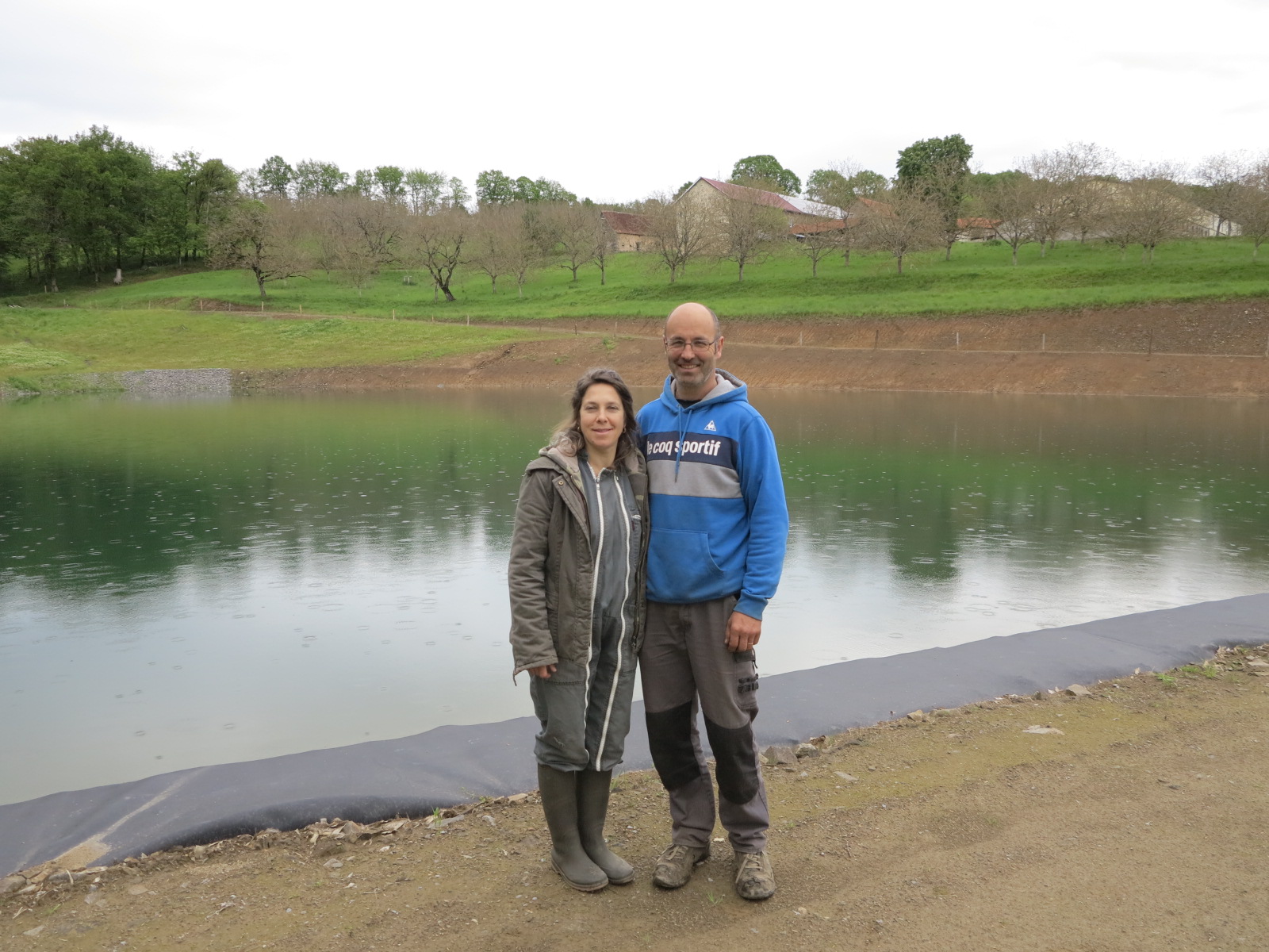 Espeyroux : William TRUEL a créé un lac d’irrigation