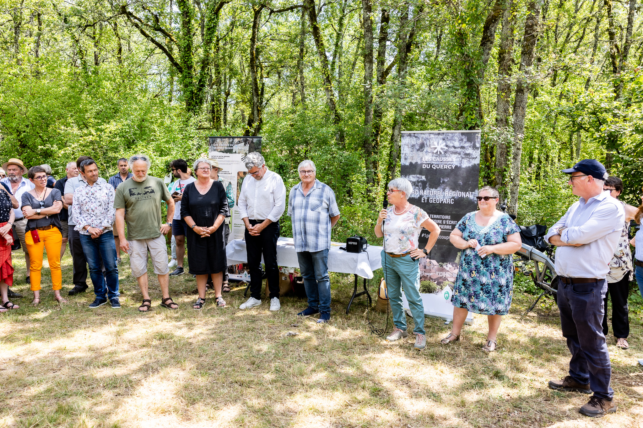 INAUGURATION AUX PHOSPHATIERES DES TEMPORIES A ESCAMPS