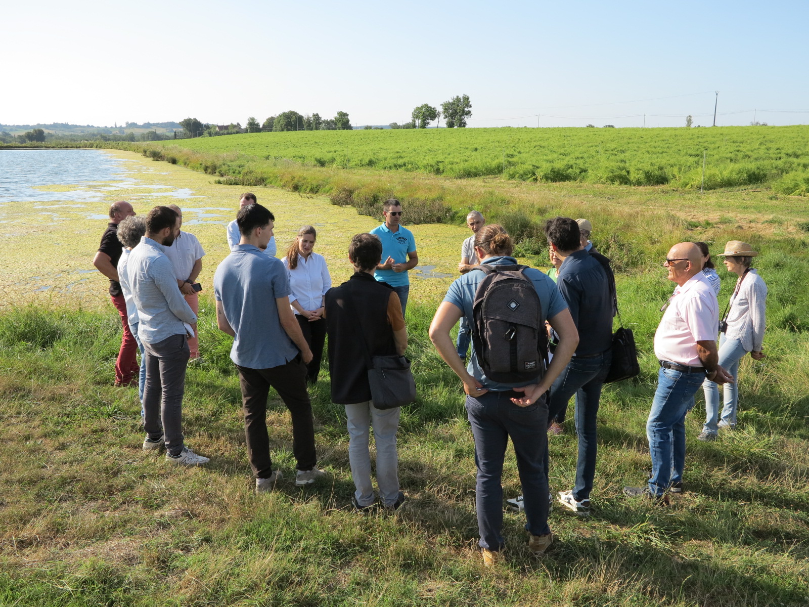 Montdoumerc : La Préfète visite un projet d’agrandissement de lac d’irrigation