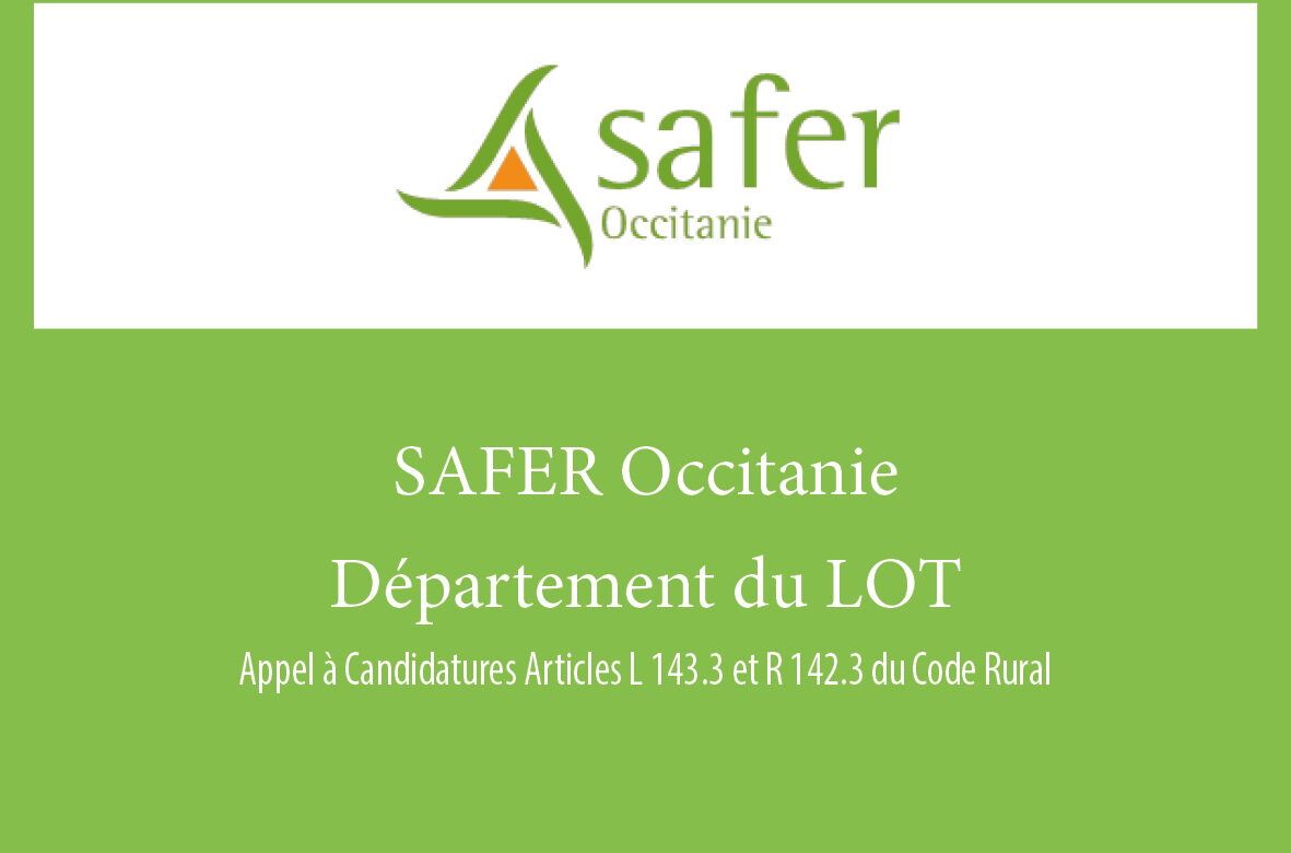 Appel à Candidature Safer Occitanie