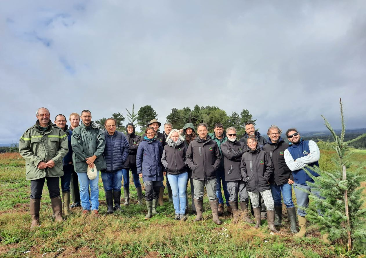 Forêt Les conseillers forestiers en visite