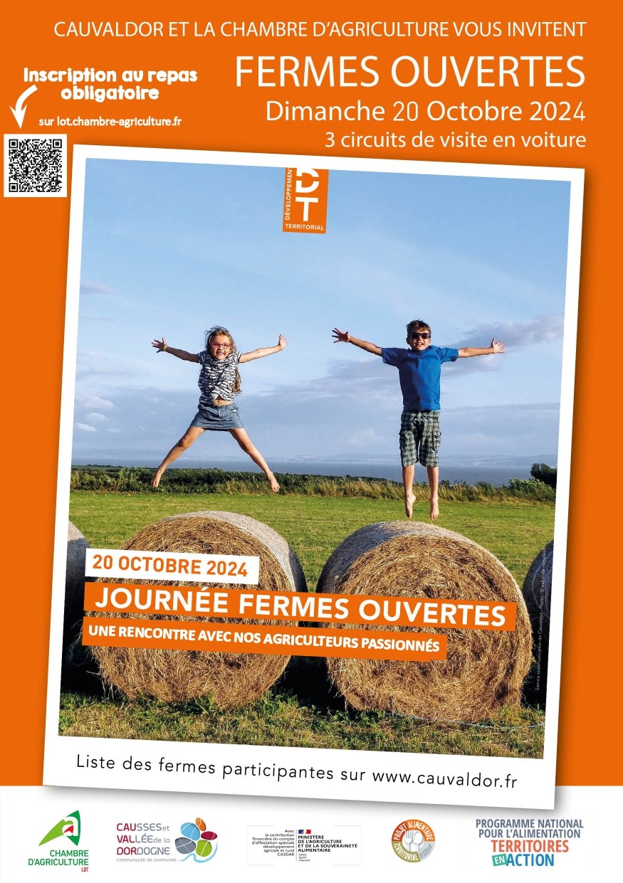 Cauvaldor, Journée « Fermes Ouvertes » : à la rencontre des agriculteurs passionnés le dimanche 20 octobre