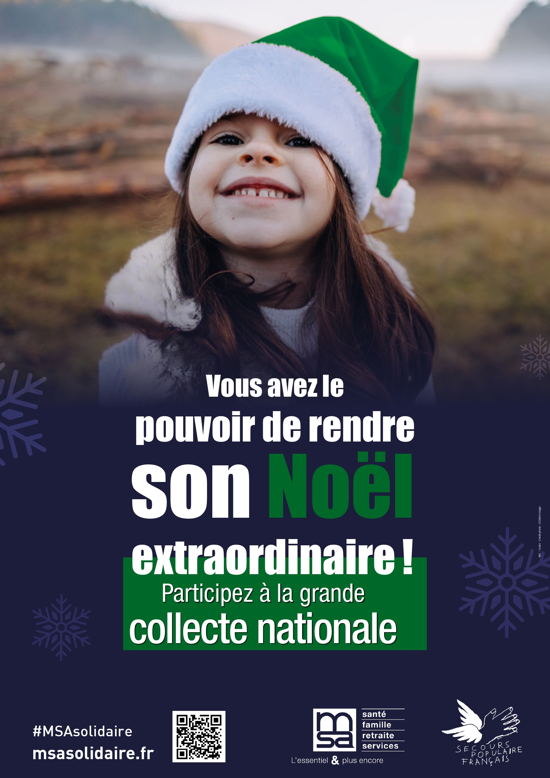 MSA – La grande collecte de Noël en partenariat avec le Secours Populaire Français