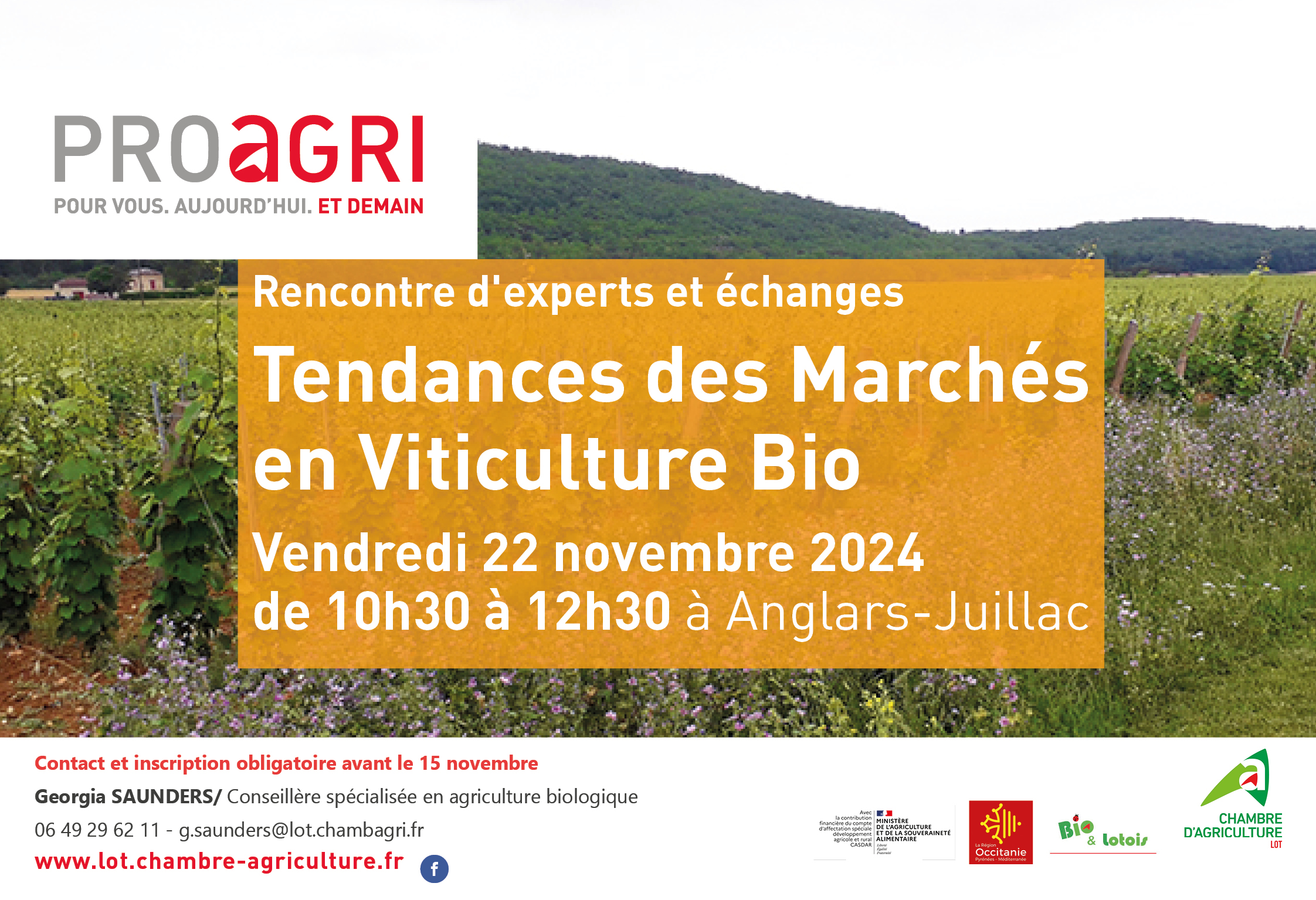 Rencontre sur les Tendances des Marchés en Viticulture Bio