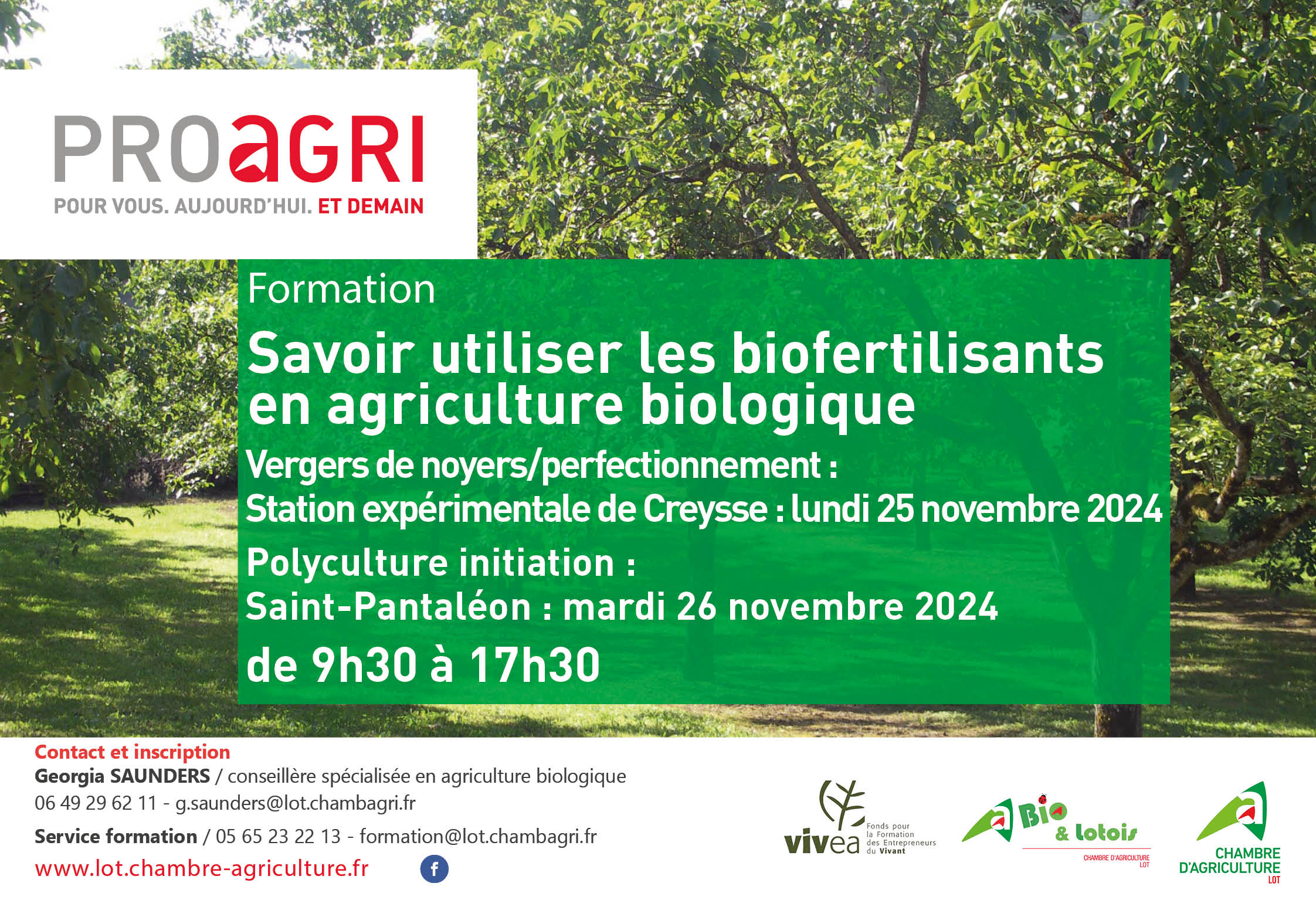 Formations : savoir utiliser les biofertilisants en agriculture biologique