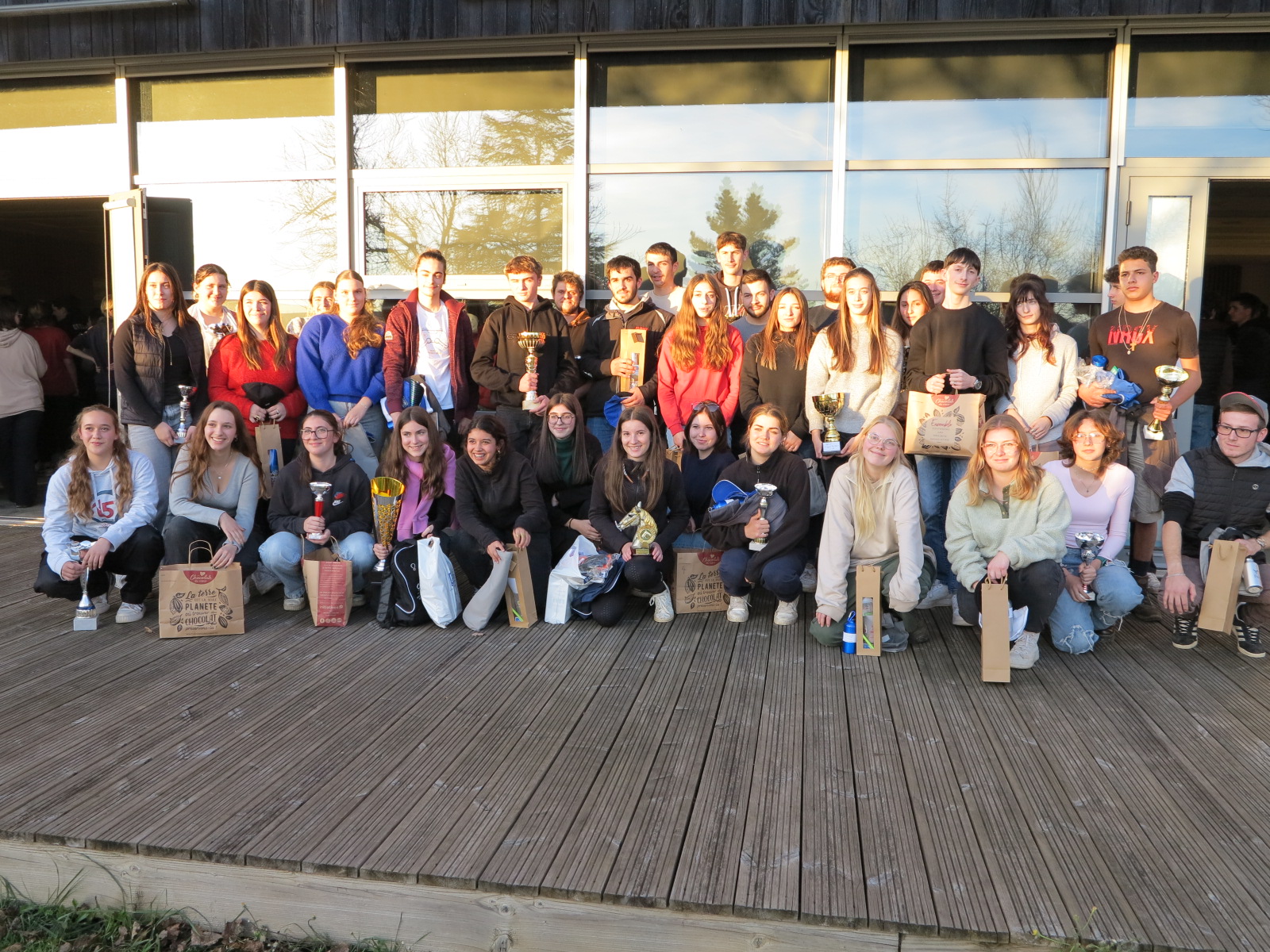 Un beau concours de jugement d’animaux par les jeunes