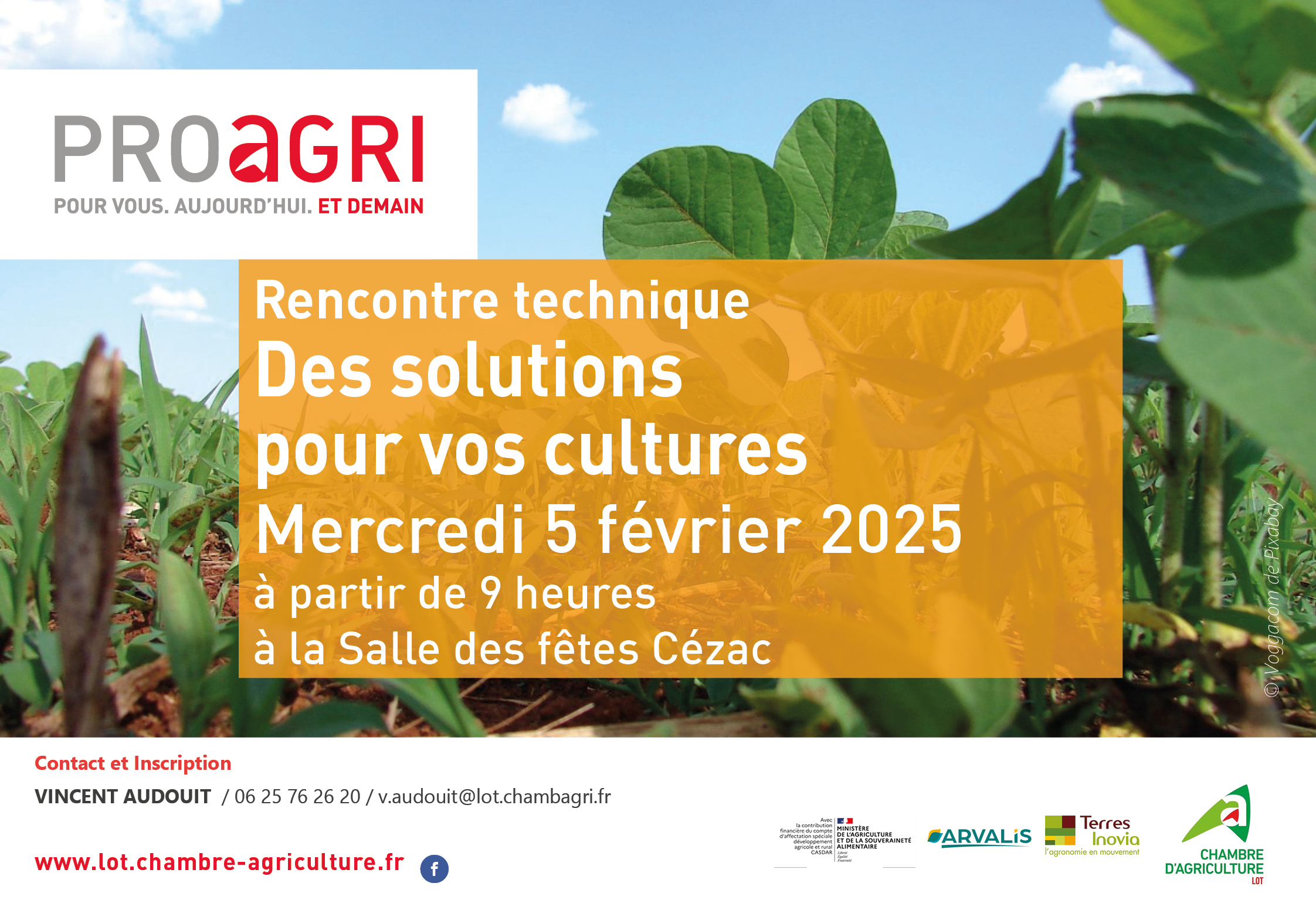 5 février Journée Technique Agriculture : Répondez aux défis de demain !