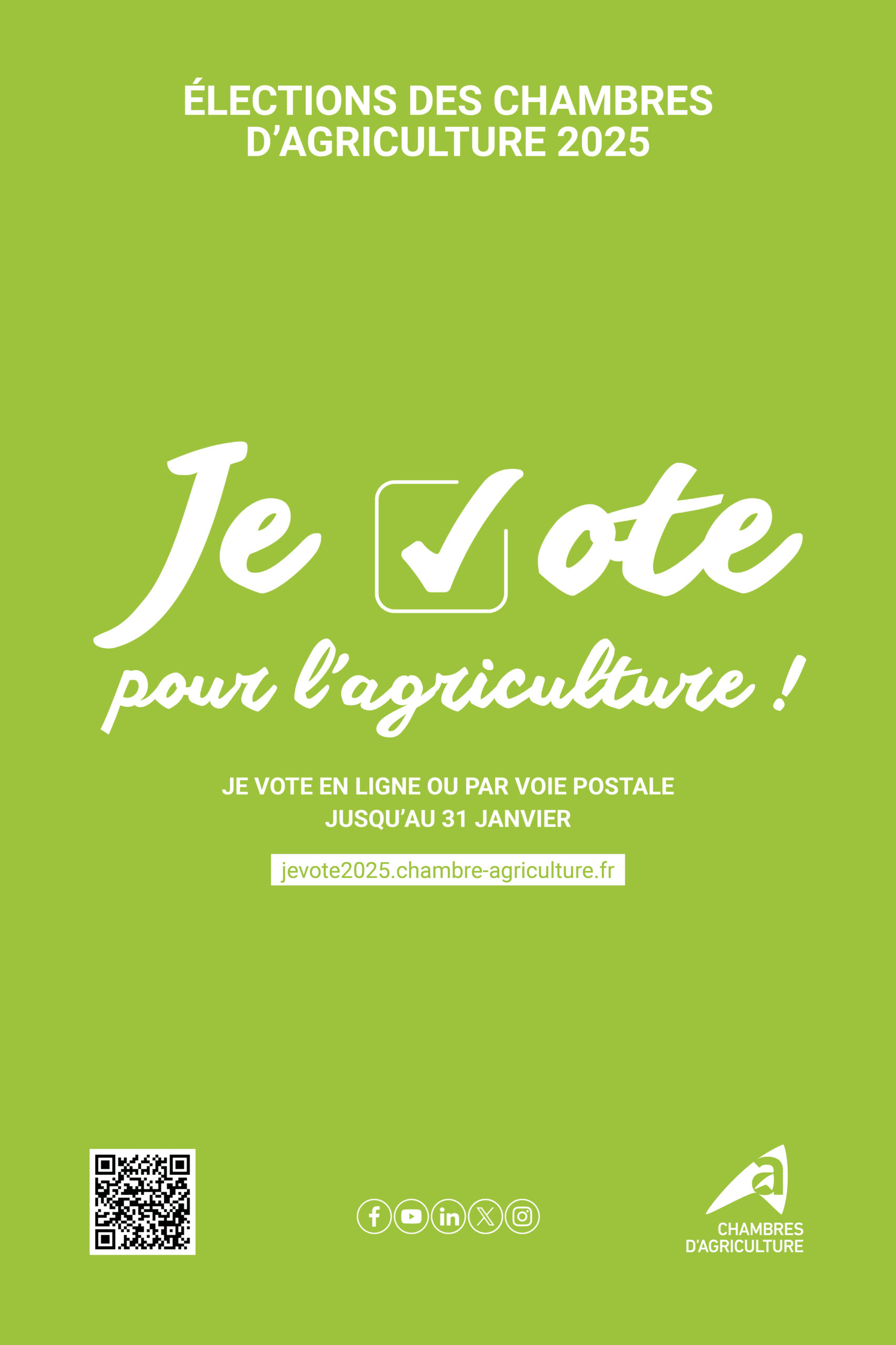 Les élections des Chambres d’agriculture : faites entendre votre voix !