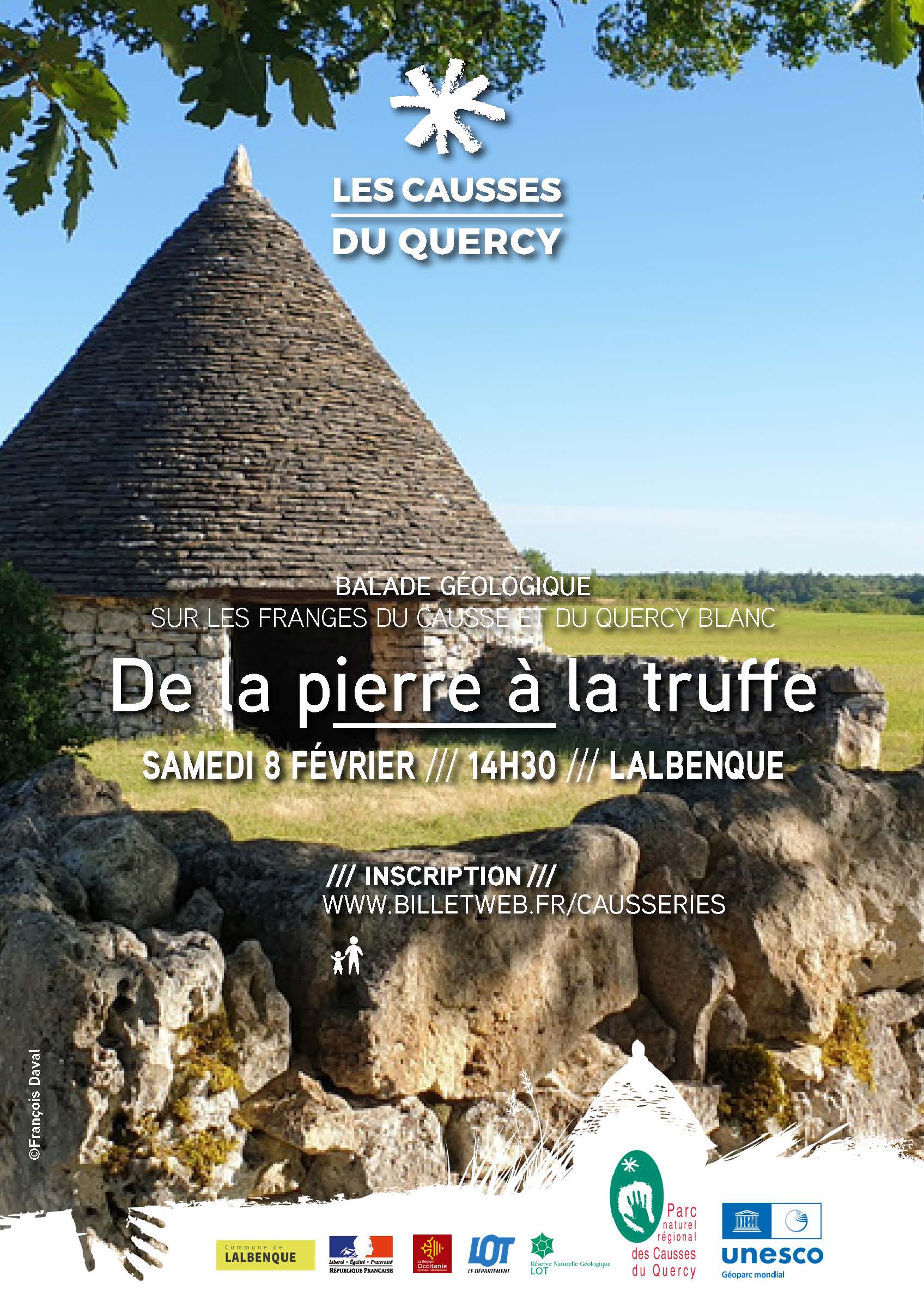 De la pierre à la truffe : Lalbenque samedi 8 février 14h30