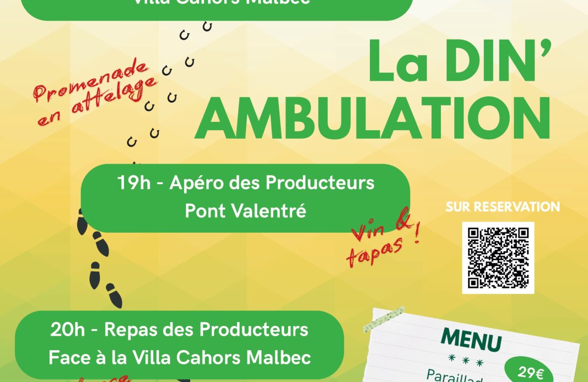 Ferme en fête : NOUVEAU soirée DIN’AMBULATION