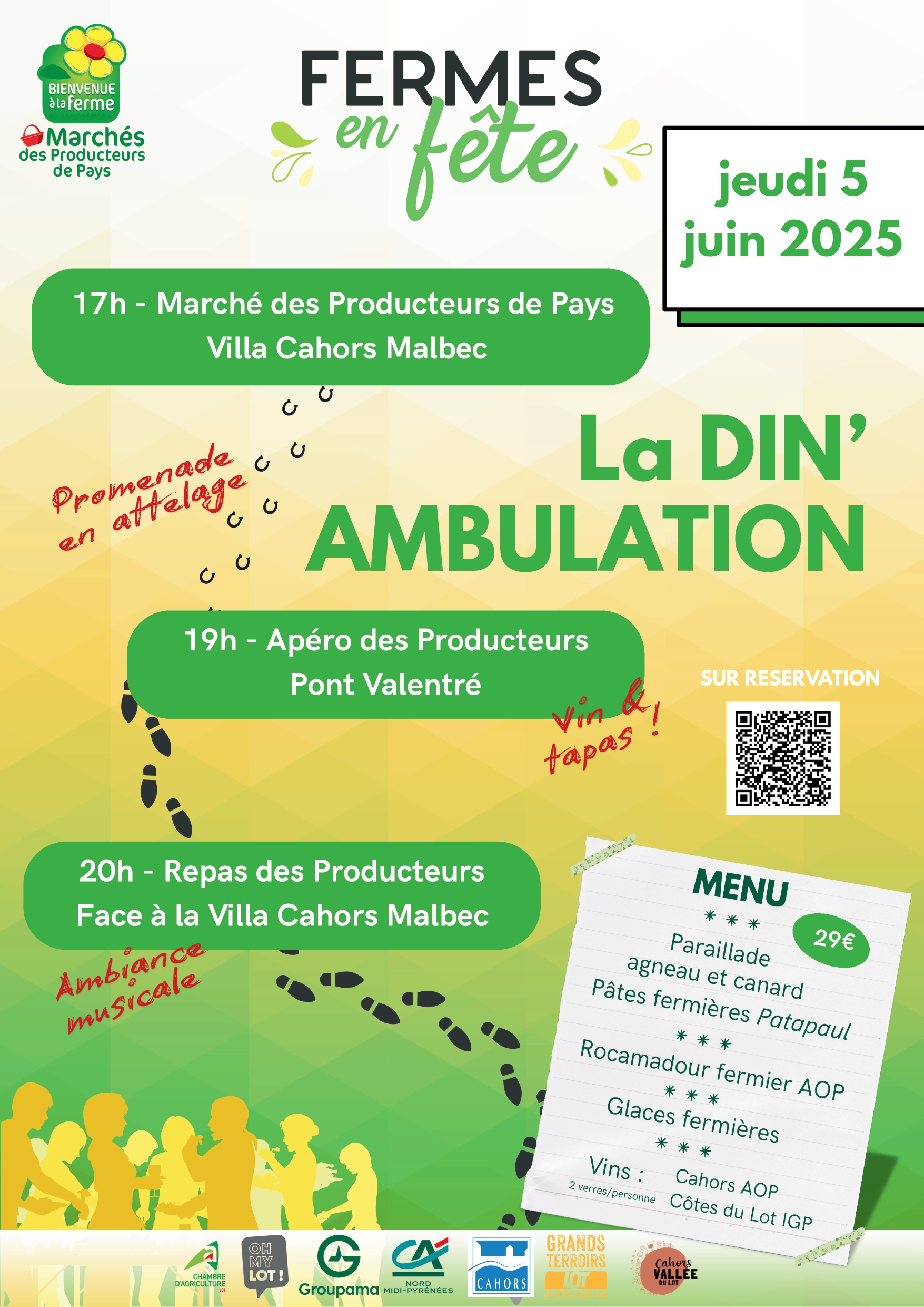 Ferme en fête : NOUVEAU soirée DIN’AMBULATION