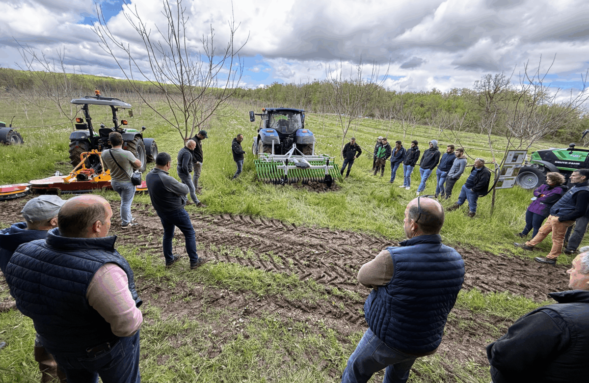 FD CUMA du Lot : Démonstration de broyage sous noyer