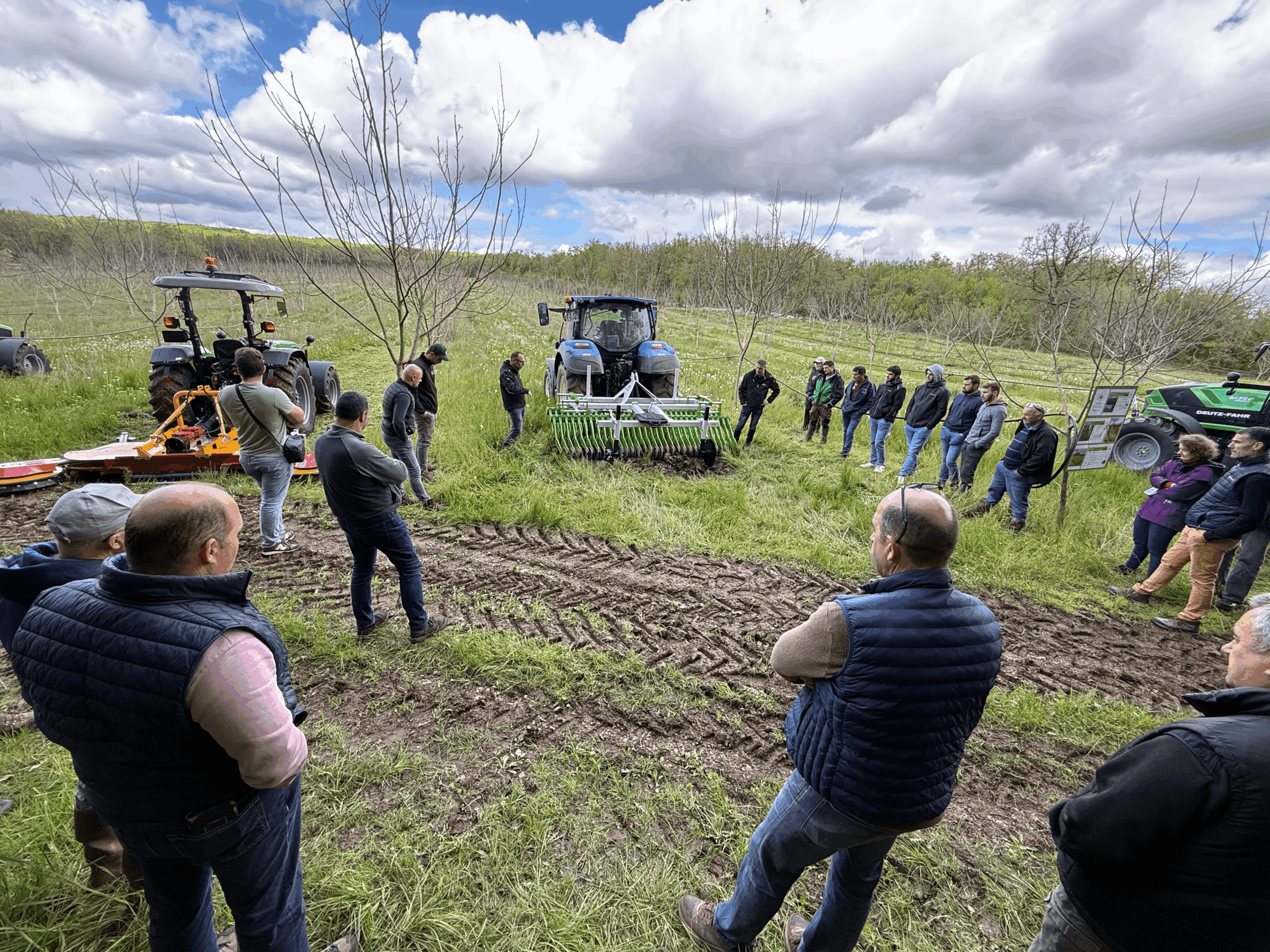 FD CUMA du Lot : Démonstration de broyage sous noyer