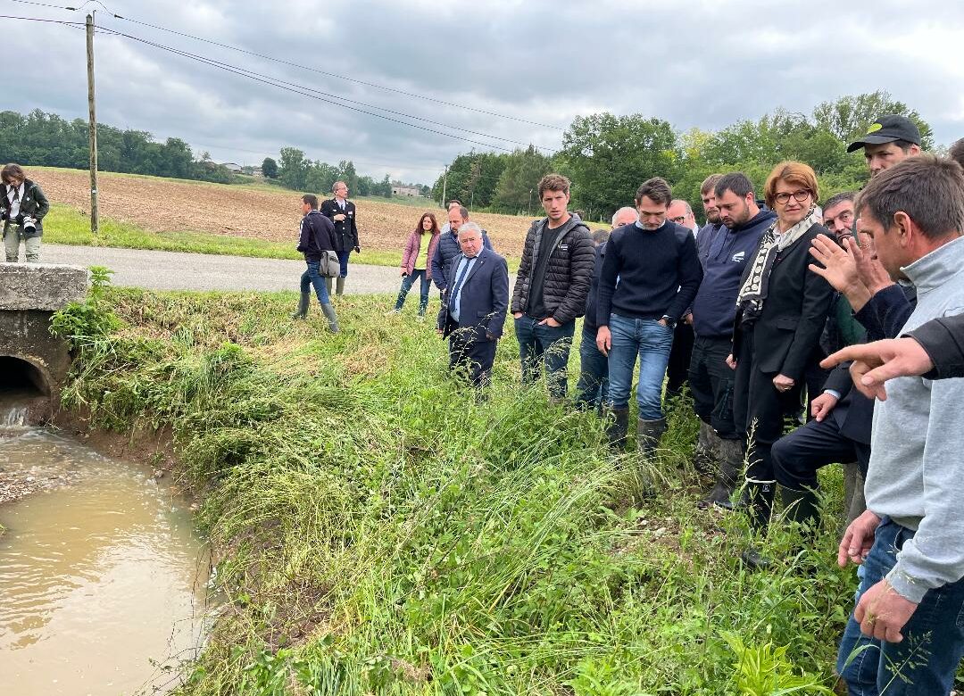 Dégâts des orages en Tarn-et-Garonne : La Ministre Annie Genevard en visite