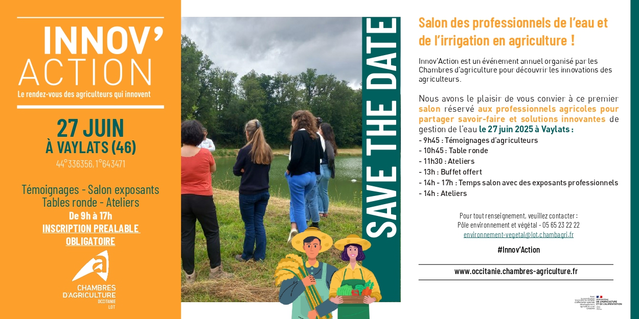 J-2 avant Innov’Action Eau & Irrigation à Vaylats (46) !