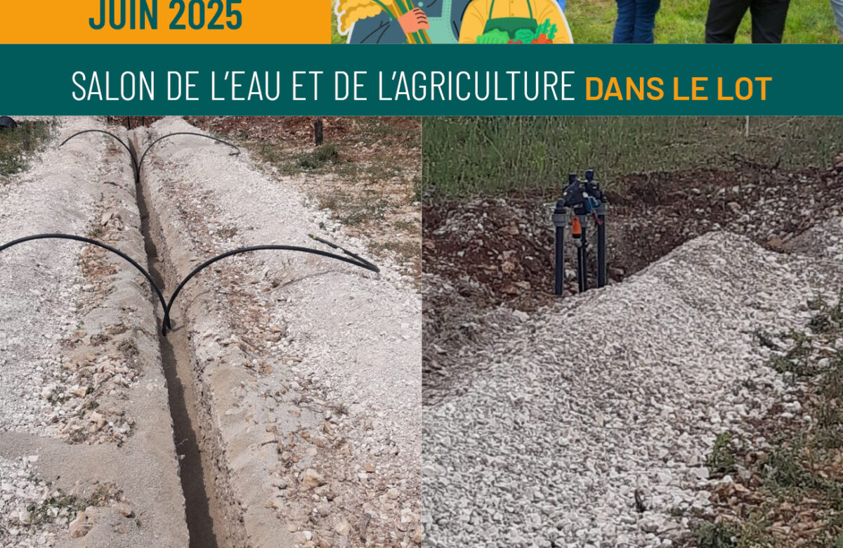 Zoom exposant : Cadauma / Cap Agri Quercy Service au Salon de l’Eau à Vaylats le 27 juin