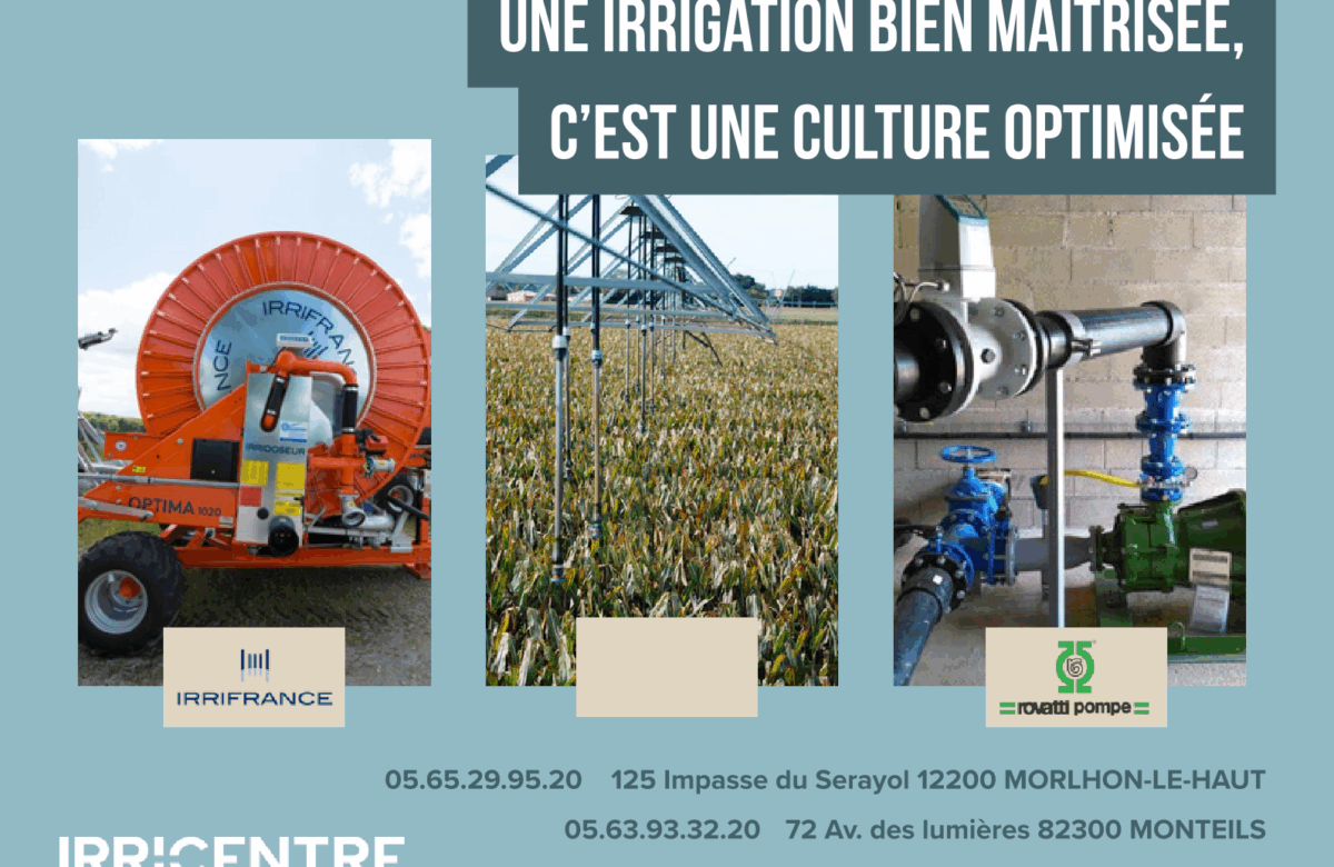 Lagarrigue : 40 ans d’expérience au service de l’irrigation