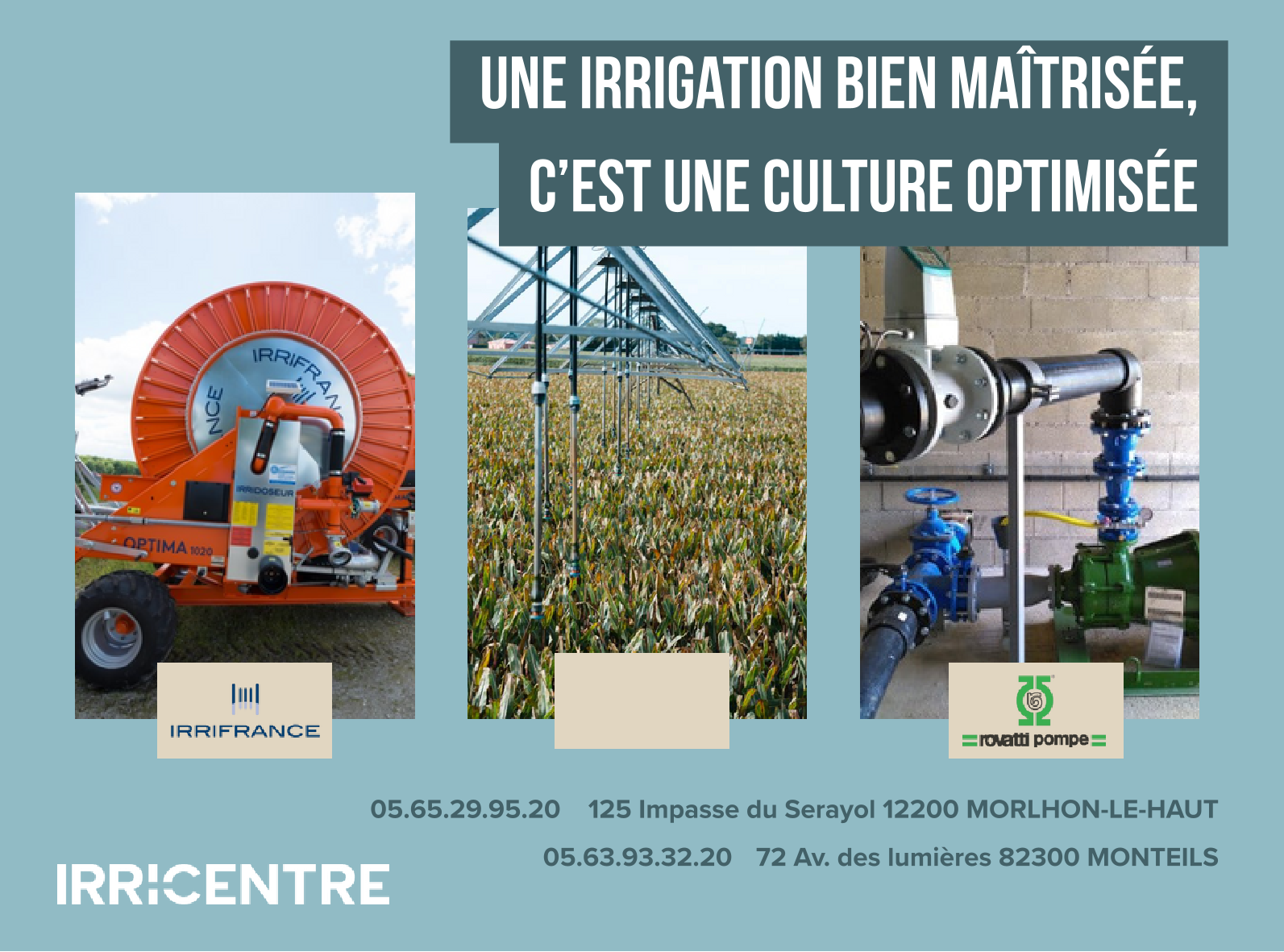 Lagarrigue : 40 ans d’expérience au service de l’irrigation