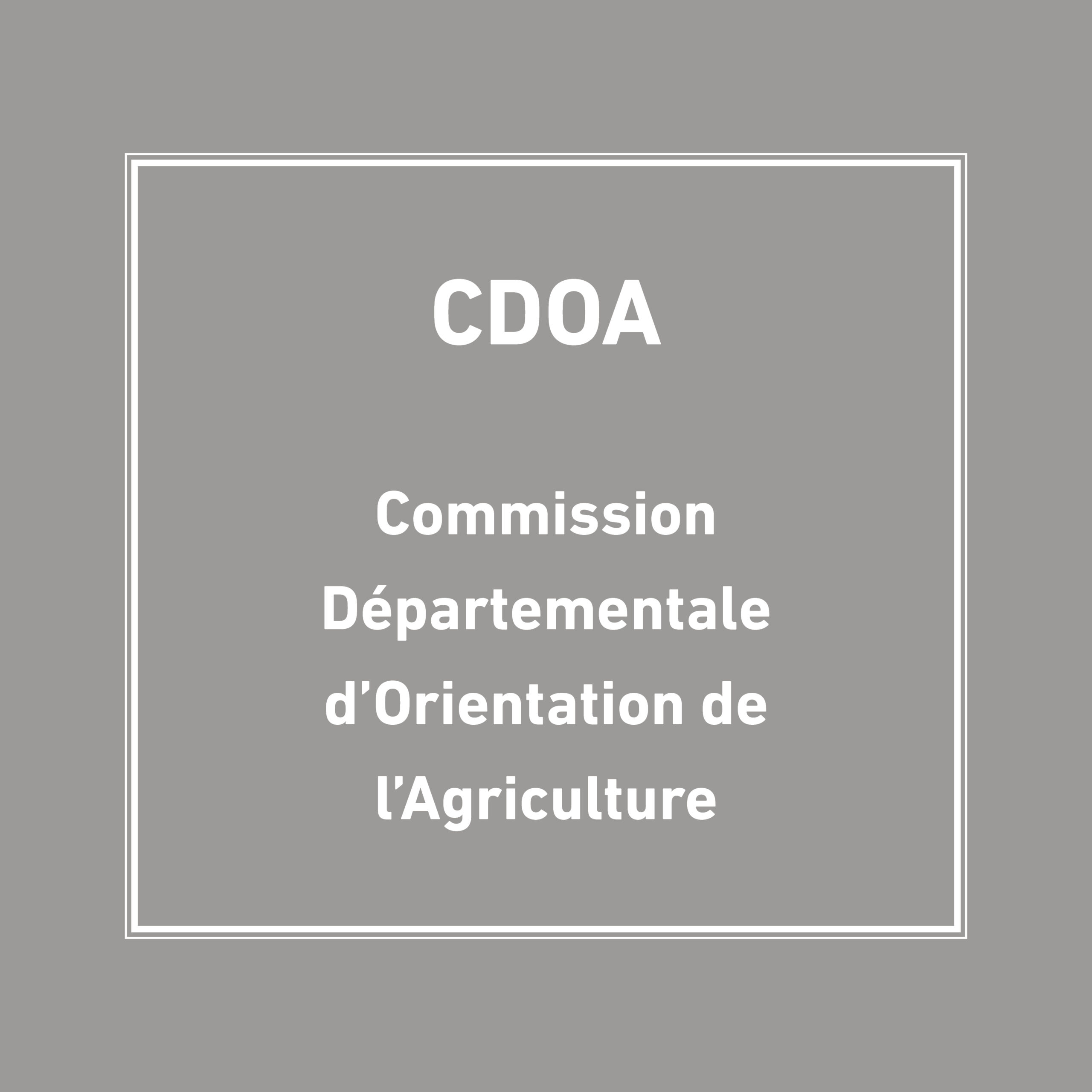 Réunion de la Commission Départementale d’Orientation de l’Agriculture : Des avancées, mais des attentes fortes pour l’avenir de notre agriculture