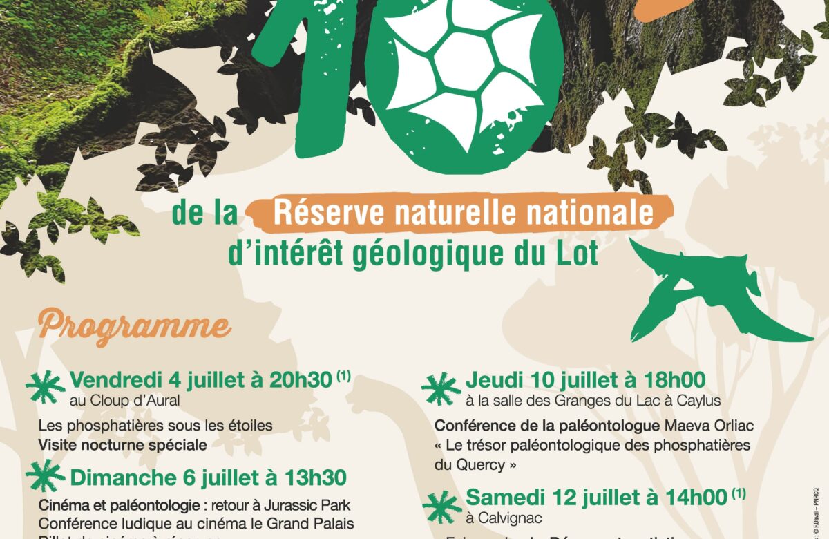 10 ans de la Réserve naturelle nationale d’intérêt géologique du Lot : un été pour célébrer un patrimoine exceptionnel