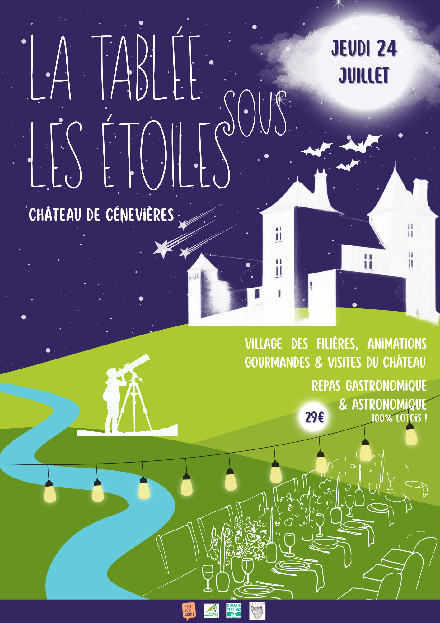 Grands terroirs : Maintien du village des filières et annulation Tablée sous les étoiles ce jeudi 24 juillet