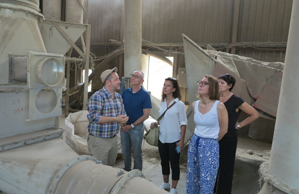 Valorisation du chanvre : Visite de l’usine de défibrage Virgocoop à Caylus