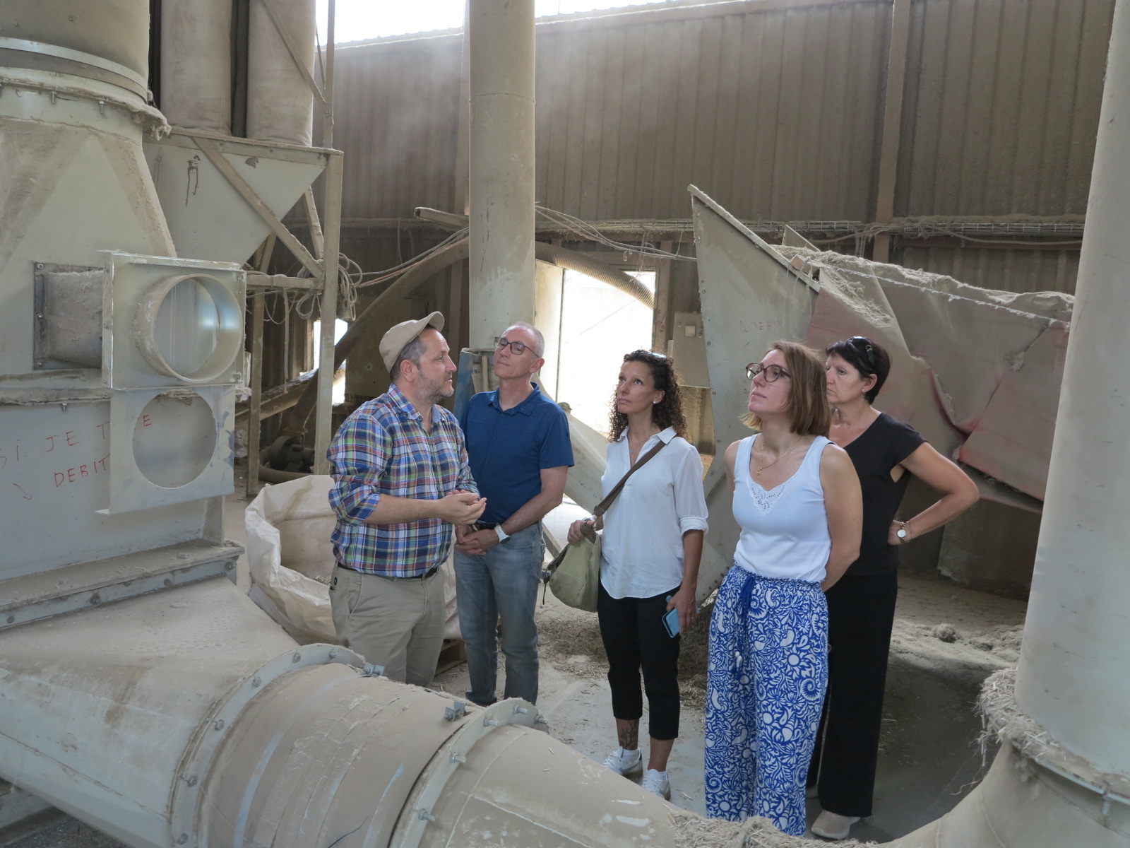 Valorisation du chanvre : Visite de l’usine de défibrage Virgocoop à Caylus