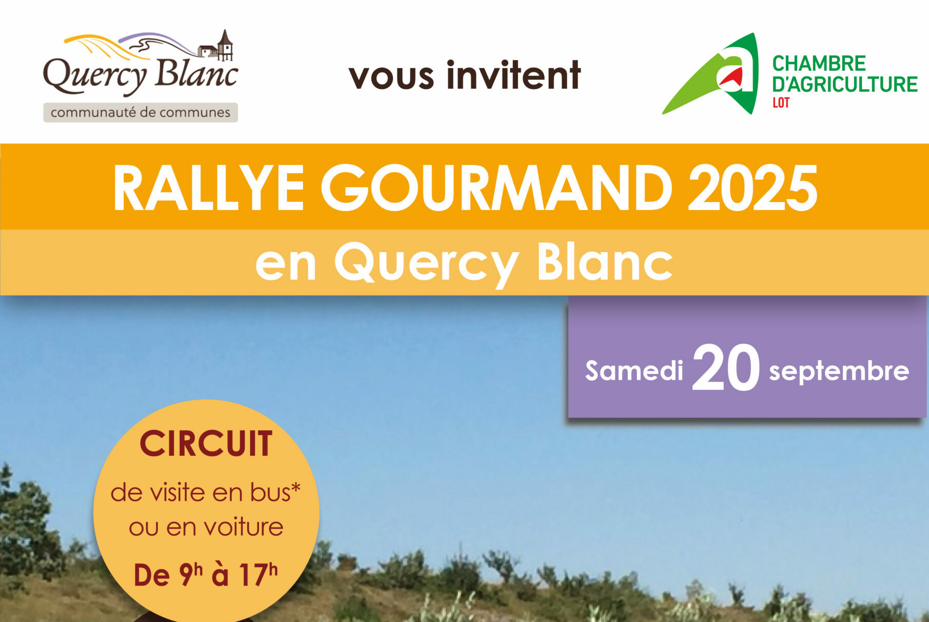 Le Rallye Gourmand 2025 : une journée de découvertes au cœur du Quercy Blanc