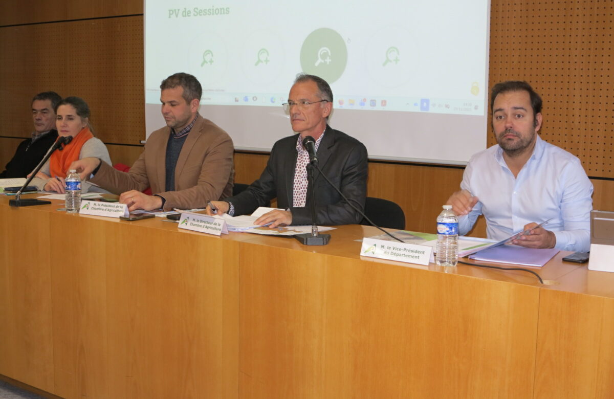 Session de la Chambre d’agriculture : les dossiers agricoles sensibles en débat