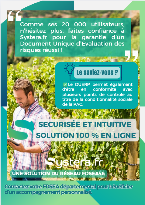 FDSEA&nbsp;: Document Unique d’Évaluation des Risques