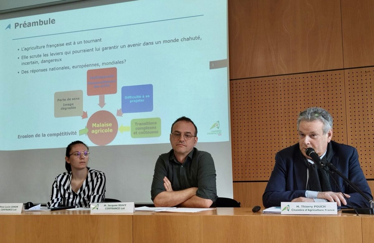 Quelles perspectives d’avenir pour l’agriculture française et lotoise dans un contexte incertain ?  