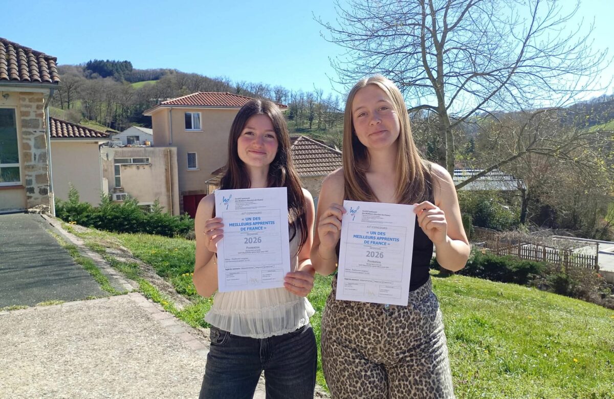 MFR de Terrou : deux médailles d’argent au concours régional des Meilleurs Apprentis de France