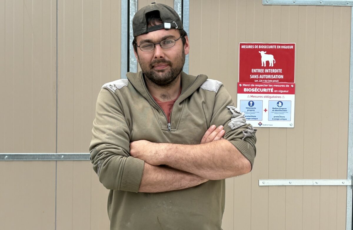 Portrait. Julien Boudet, éleveur de veaux de boucherie dans le Lot
