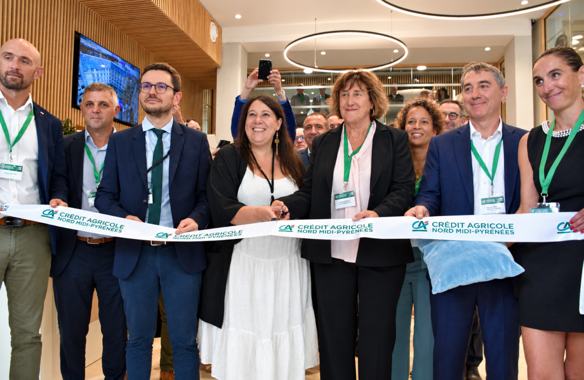 Communiqué&nbsp;: À Cahors, le Crédit Agricole Nord Midi-Pyrénées inaugure un site administratif tourné vers l’avenir