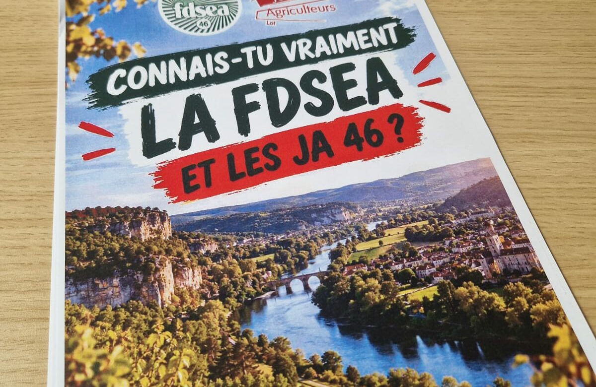 Communiqué&nbsp;: Et toi, connais-tu vraiment la FDSEA et les JA 46&nbsp;?